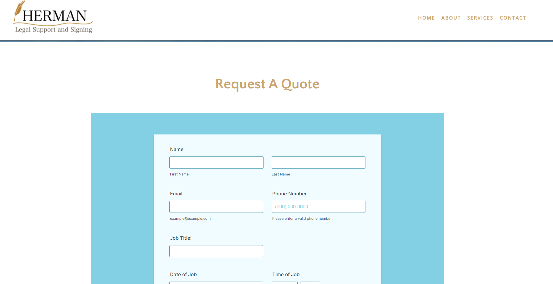 Contact Section