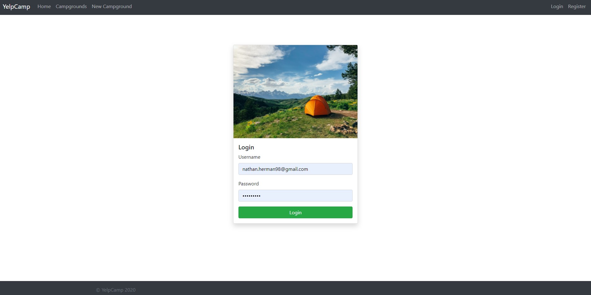 Login Page